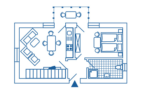 Grundriss 1. Etage